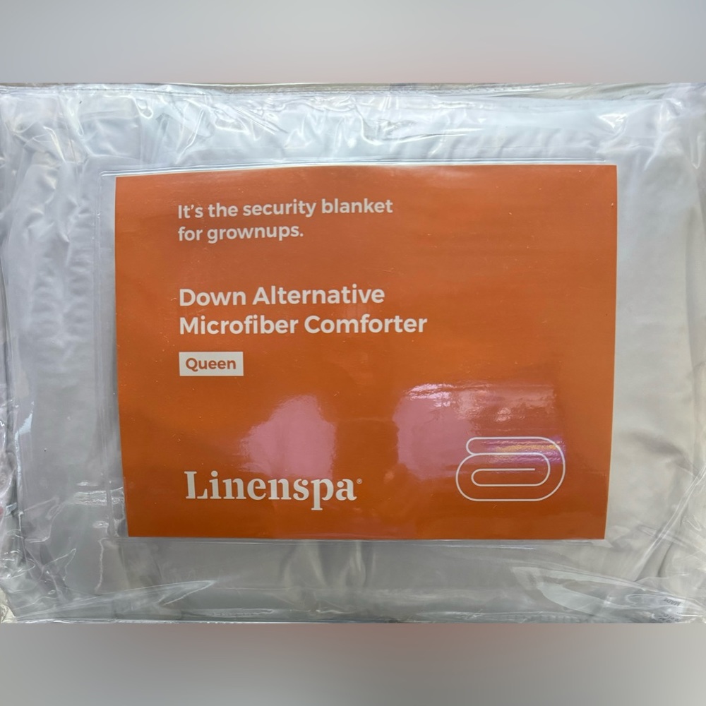 LINENSPA White Down Alternative Comforter and Duvet Insert - AllSeason Comforter